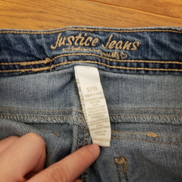 Justice denim capri pants. - Picture 5 of 5
